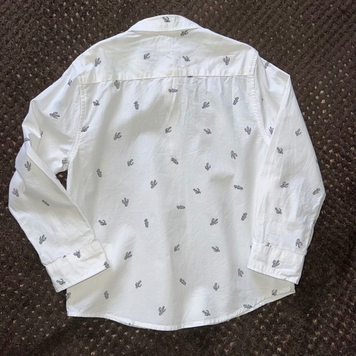 Zara boys' shirt like new, sizes 110-116 cm, white and black