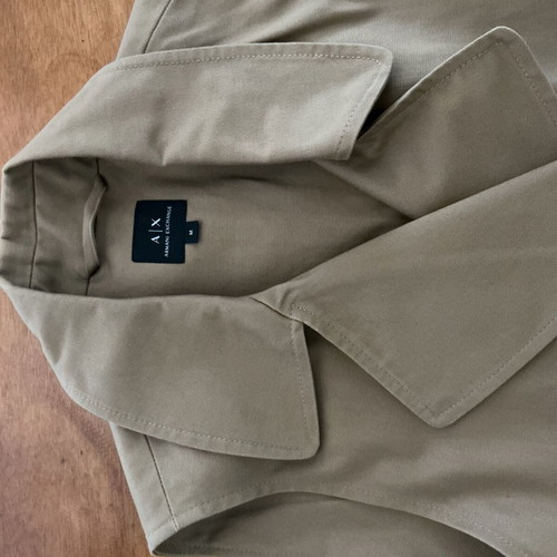 Armani Exchange sleeveless camel trench coat like new, size M