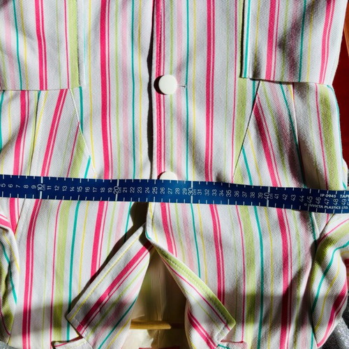 Apriori jacket like new with colorful stripes, size L