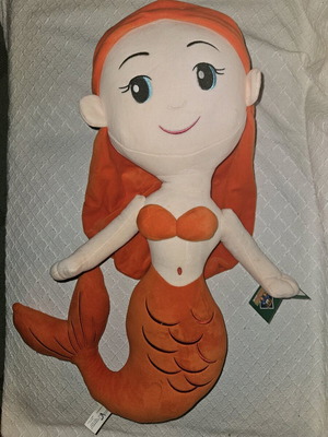 Plush mermaid new, height 60cm