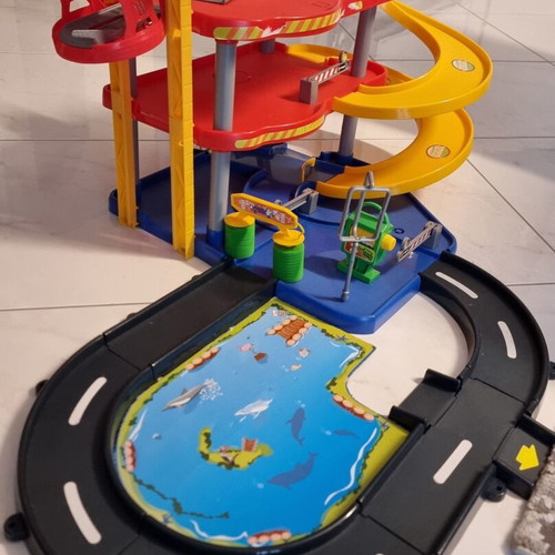 Bburago Street Fire Parking Playset used set