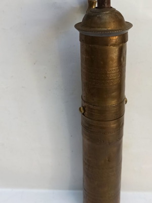Bronze traditional coffee grinder height 33 cm