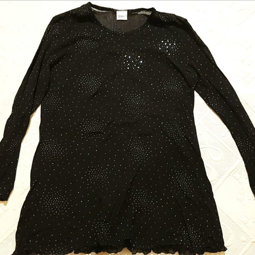 Jenny see-through blouse with strass, size Small/Medium