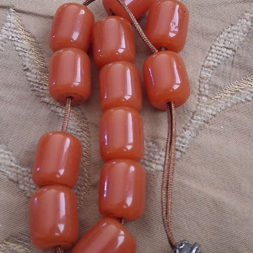 Komboloi beads from old worry beads