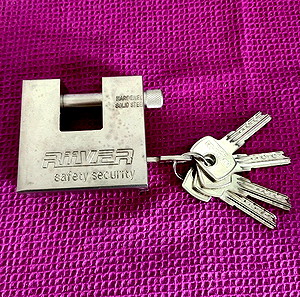 Λουκέτο Τάκος (75 mm) 5 Κλειδιά Padlock.