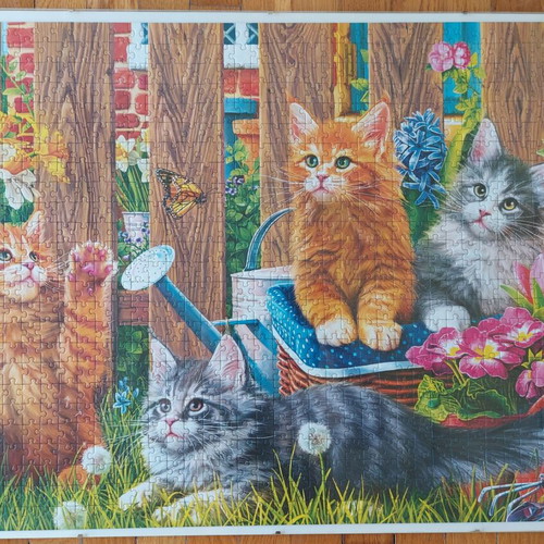Framed puzzle like new, dimensions 0.50x0.70 m