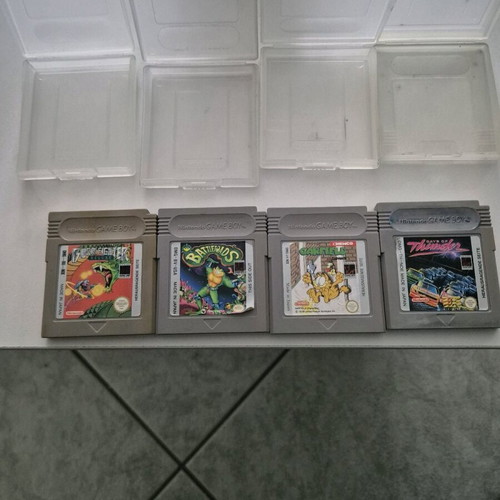 Authentic Nintendo Game Boy cartridges used