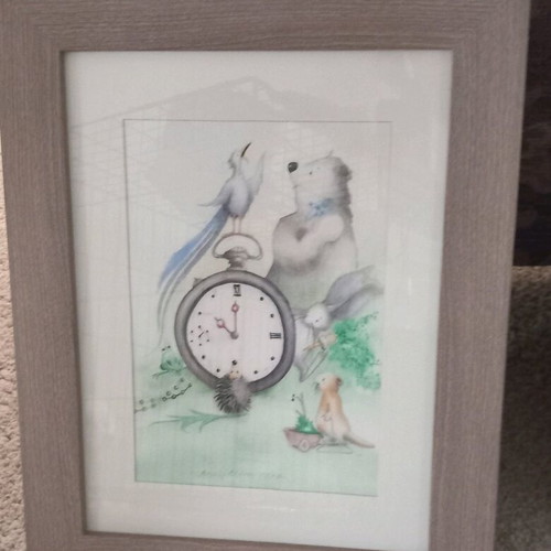 Children's watercolor painting new, authentic artwork