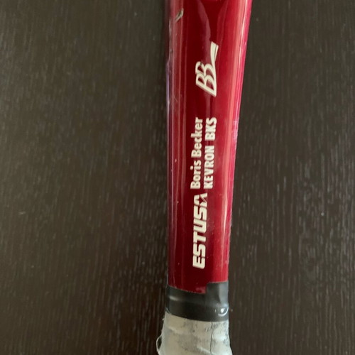Estusa Boris Becker collectible tennis racket used with case