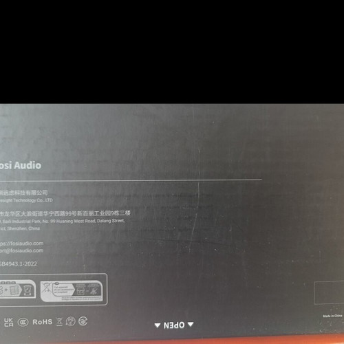Tube Phono Preamplifier Fosi Audio Box X4 new with full packaging