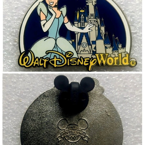 Rare Cinderella Disney collectible pin new, blue turquoise