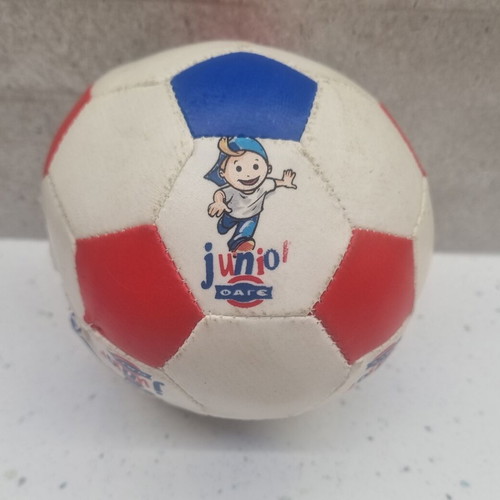 Leather ball from Junior yogurts used