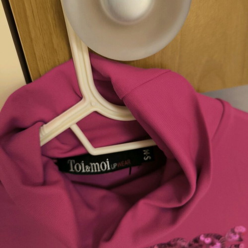 Toi&Moi turtleneck blouse new, pink, size M