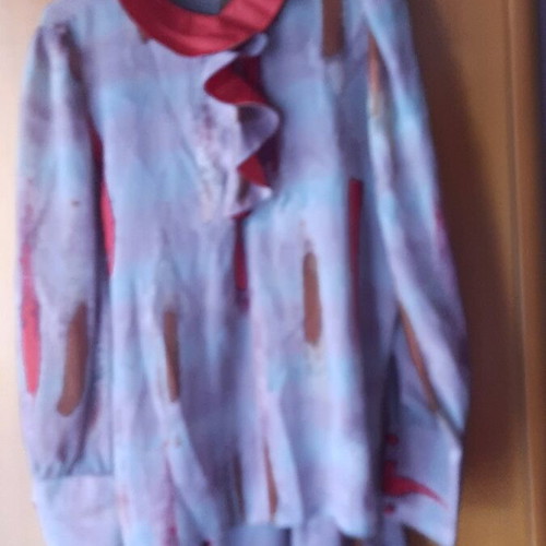 Vintage skirt and blouse set like new, crepe fabric