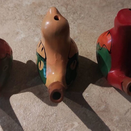 Bird whistles like new, set of 3