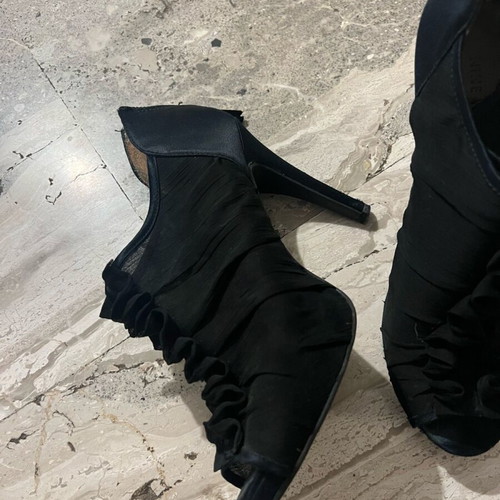 Nine West black ankle boots like new, size 39