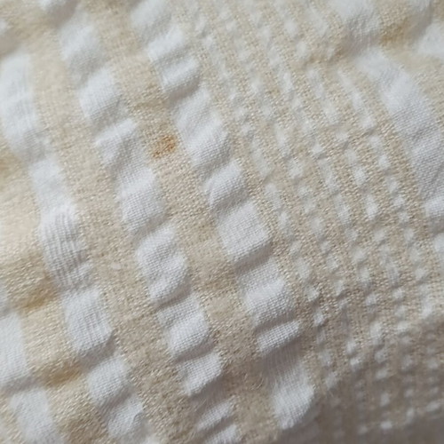 Handwoven sofa cover used, natural color, 190x100 cm