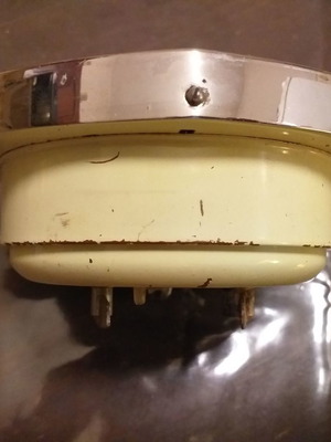 Hero table clock used, 1950s