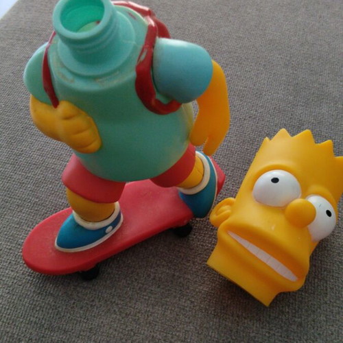 Bart Simpson bubblebath figure used