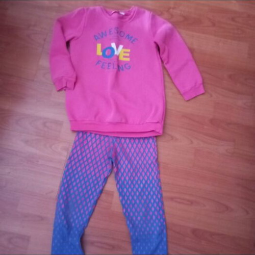 Tracksuit set like new, multicolored, size 116 cm for 5 years old