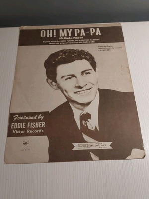 Παρτιτούρα Oh! My Pa-Pa του Eddie Fisher
