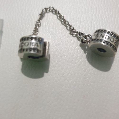 Pandora charm s925 Ale safety chain, silver