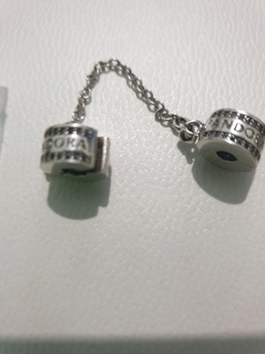 Pandora charm s925 Ale safety chain, silver