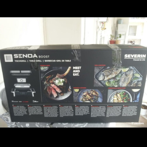 Severin Senoa Boost Electric Tabletop Grill new