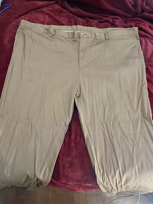 Stefan Fashion fabric stretch pants like new, beige, large size