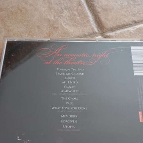 Within Temptation An Acoustic Night At The Theatre CD like new, rock