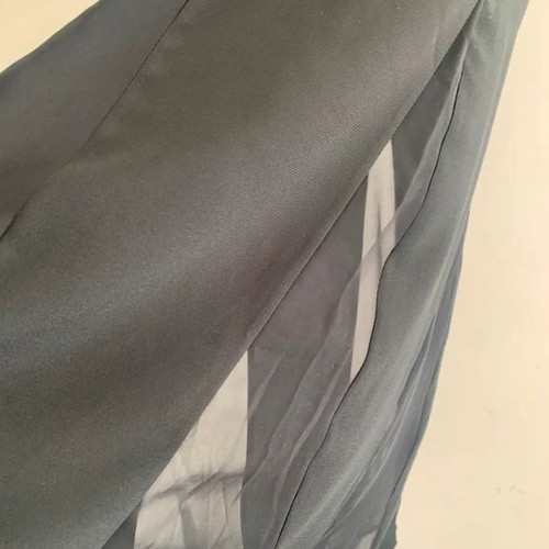 Lydia M skirt with transparent mermaid style, like new, black