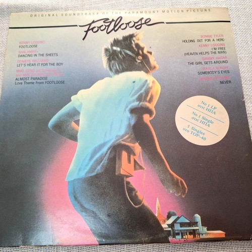 Footloose LP used, rock soundtrack 1984 Greece CBS 70246