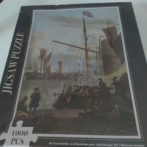Puzzle painting Ludolf Bakhuizen 1673, 1000 pieces, new