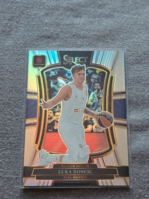 Panini Select κάρτα μπάσκετ Luka Doncic EuroLeague 2017-18