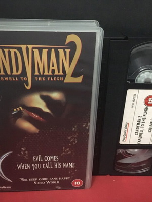 Candyman 2 VHS used, English version without subtitles