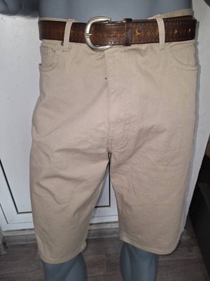 H&M men's beige denim shorts XL 36, new with tag