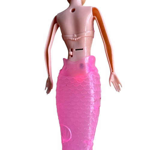 Mermaid doll used with light, approximately 30cm long