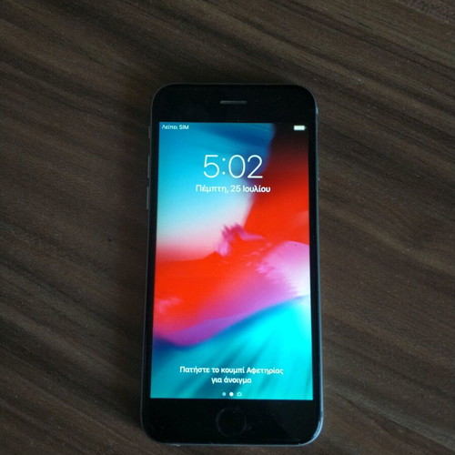 iPhone 6 used without charging cable, 32GB