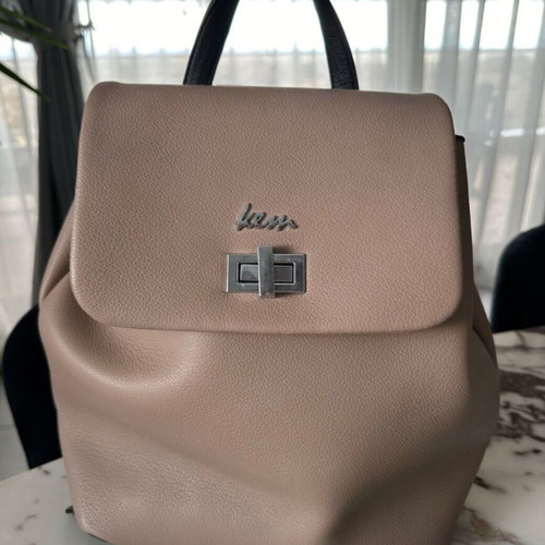 Kem backpack bag synthetic leather like new pink