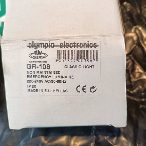 Olympia Electronics GR-108 Emergency Light New