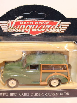 Lledo 1960 Morris Minor Traveller miniature in fair condition