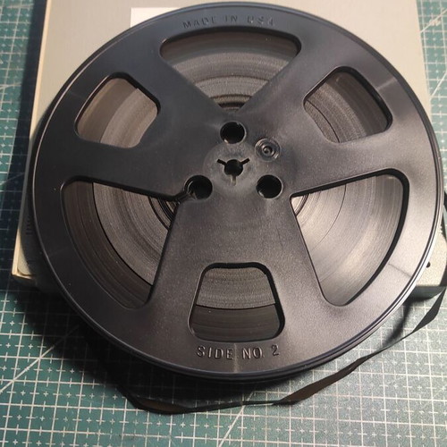 7-Inch Reel-to-Reel Tapes used, set of 8 with analog recordings