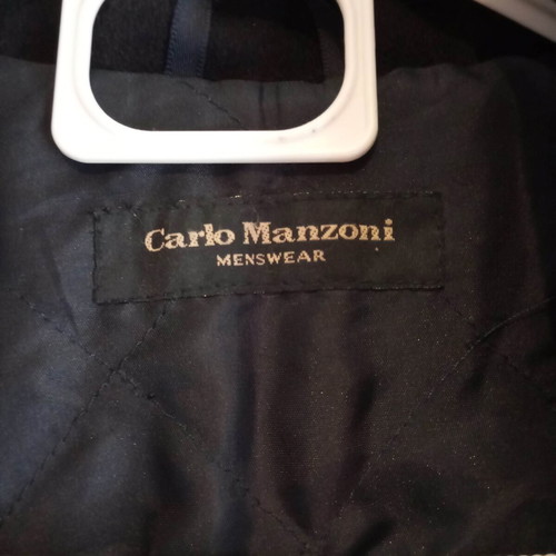 Men's coat like new, black, size L