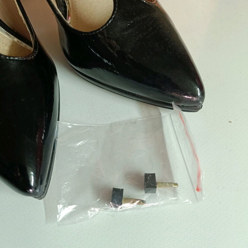 Maria Mare black heels size 37 with ankle strap like new