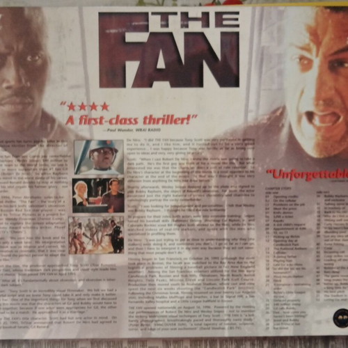 The Fan 1996 LaserDisc like new, thriller