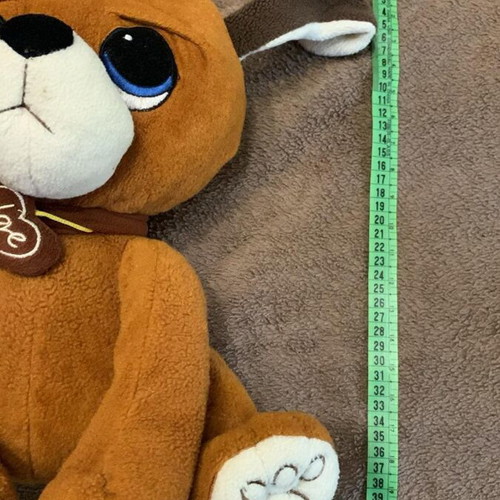Plush Puppy Petra toys like new, large size 40x30 cm
