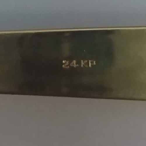 Cosmos Golden Fresco Cutlery Set 100 Pieces Gold Plated New