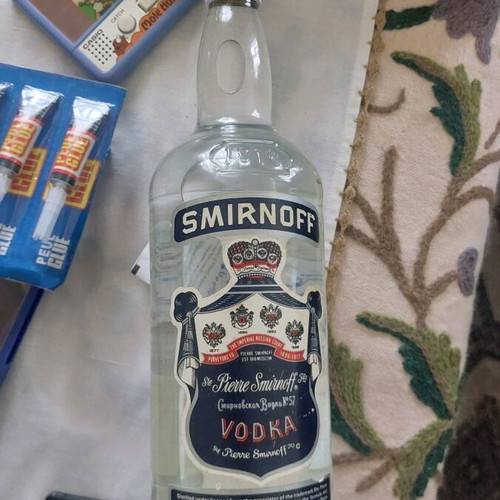 Smirnoff Vodka Blue 1980 New