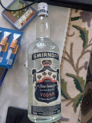 Smirnoff Vodka Blue 1980 New