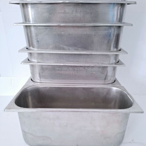 Stainless steel ice cream container like new
